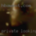 Private looking woman